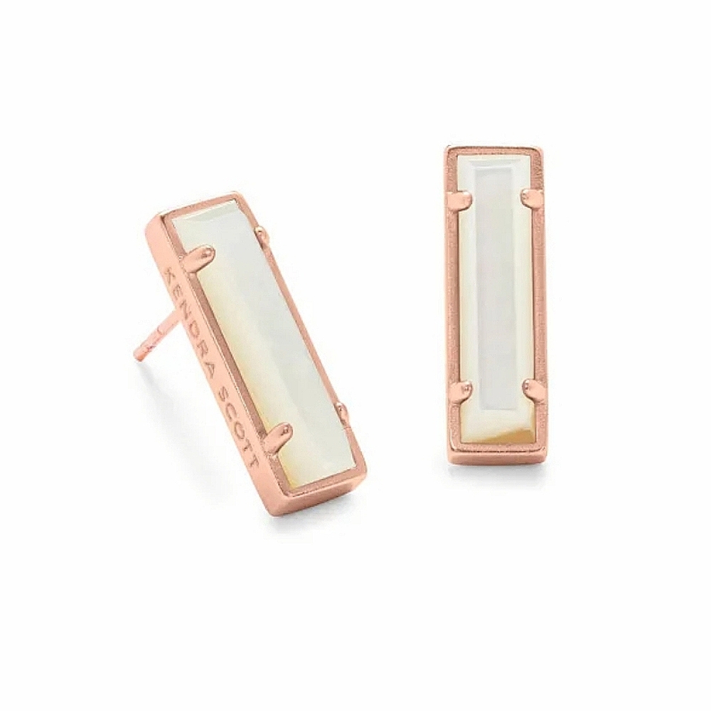Kendra Scott Lady Stud Earrings in Rose Gold